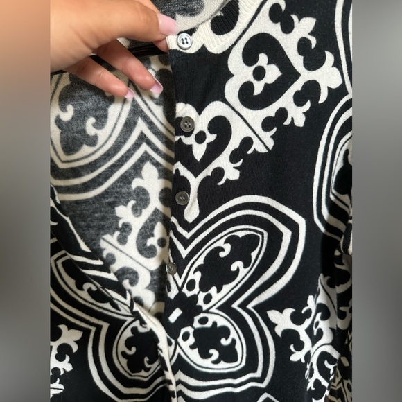 J. Crew black and white wool cardigan - Picture 10 of 10